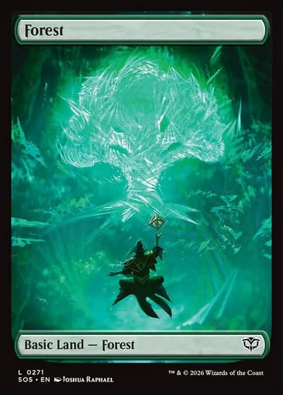 Forest SOS-271 Secrets of Strixhaven Magic card