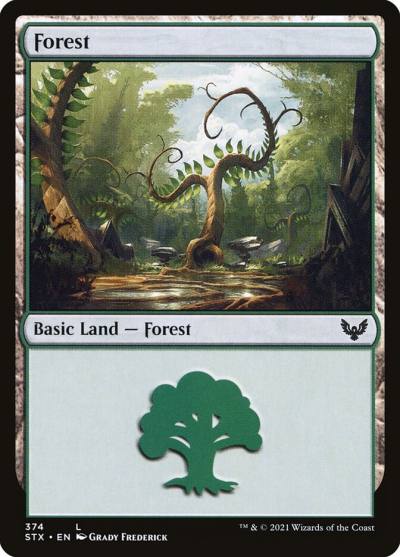 Forest STX-374 Strixhaven: School of Mages Magic card