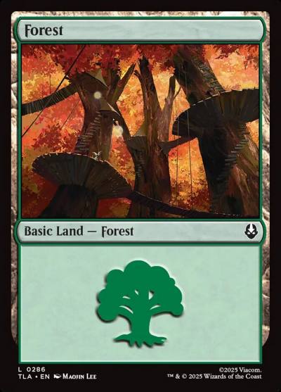 Forest TLA-286 Avatar: The Last Airbender Magic card