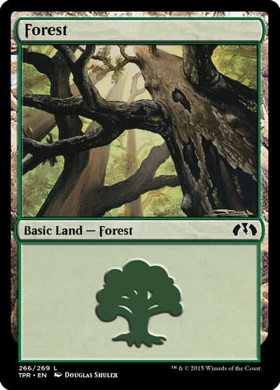 Forest TPR-266 Tempest Remastered Magic card