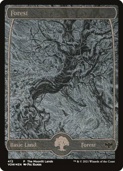 Forest VOW-412 Innistrad: Crimson Vow Magic card