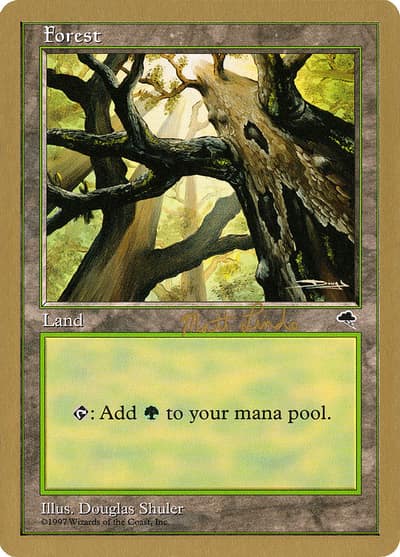 Forest WC99-ML347A World Championship Decks 1999 Magic card