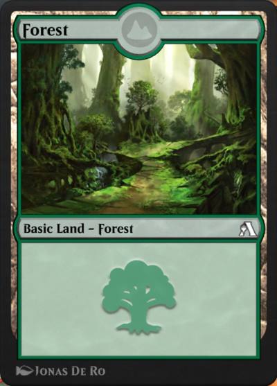 Forest XANA-55 Arena New Player Experience Extras Magic card
