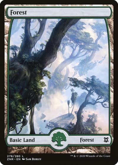 Forest ZNR-278 Zendikar Rising Magic card