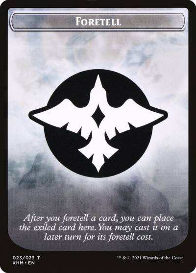 Foretell TKHM-23 Kaldheim Tokens Magic card