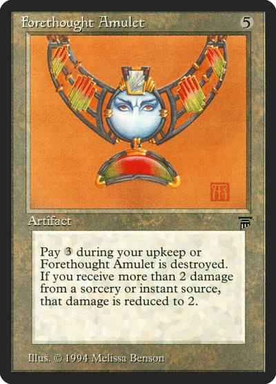 Forethought Amulet LEG-277 Legends Magic card