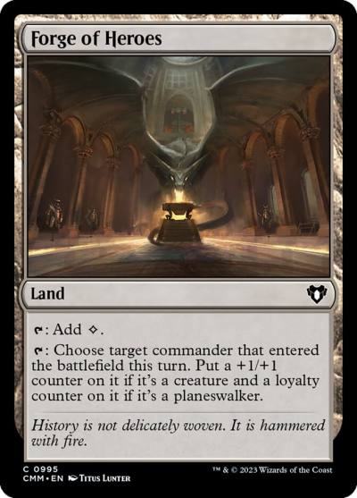 Forge of Heroes CMM-995 Commander Masters Magic card