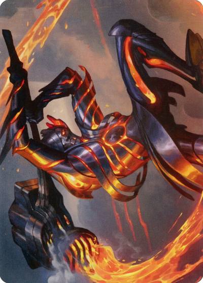 Forgehammer Centurion // Forgehammer Centurion AONE-26 Phyrexia: All Will Be One Art Series Magic card