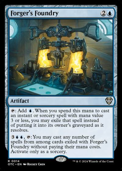 Forger's Foundry OTC-14 Outlaws of Thunder Junction Commander Magic card