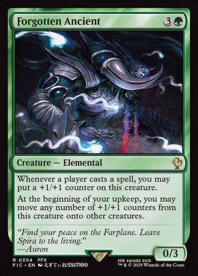 Forgotten Ancient FIC-304 Final Fantasy Commander Magic card