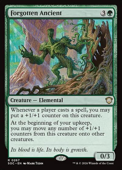 Forgotten Ancient 267 Secrets of Strixhaven Commander Magic card