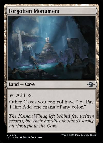 Forgotten Monument LCI-272 The Lost Caverns of Ixalan Magic card