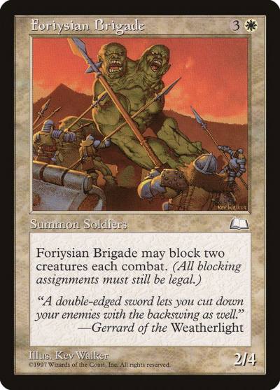 Foriysian Brigade 14 Weatherlight Magic card
