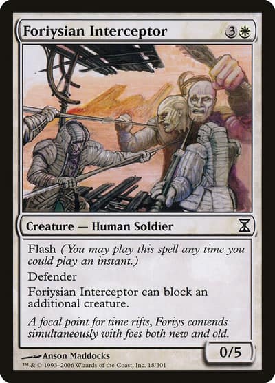 Foriysian Interceptor 18 Time Spiral Magic card