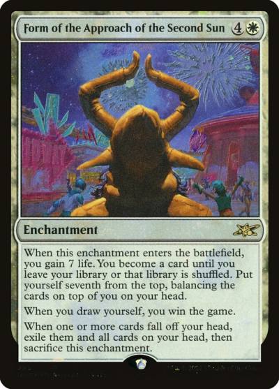 Form of the Approach of the Second Sun UNF-295 Unfinity Magic card