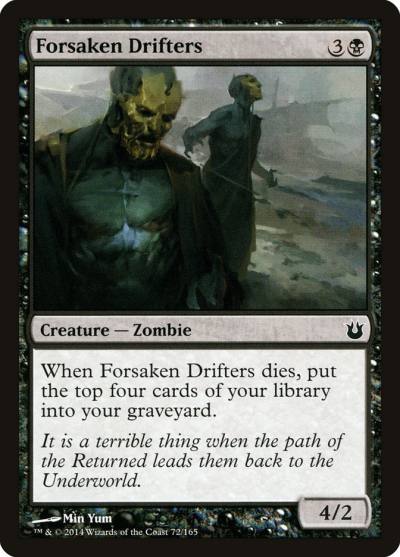 Forsaken Drifters 72 Born of the Gods Magic card