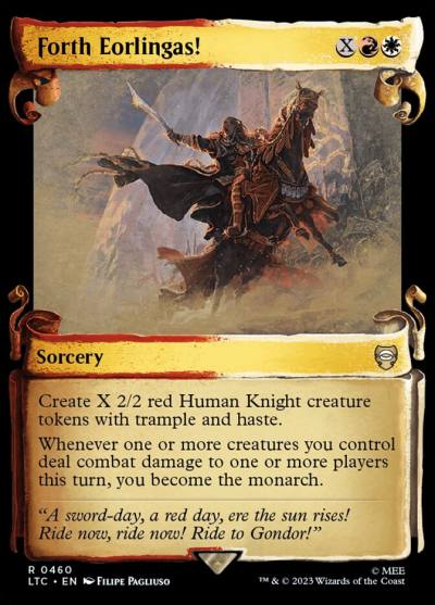 Forth Eorlingas! LTC-460 Tales of Middle-earth Commander Magic card