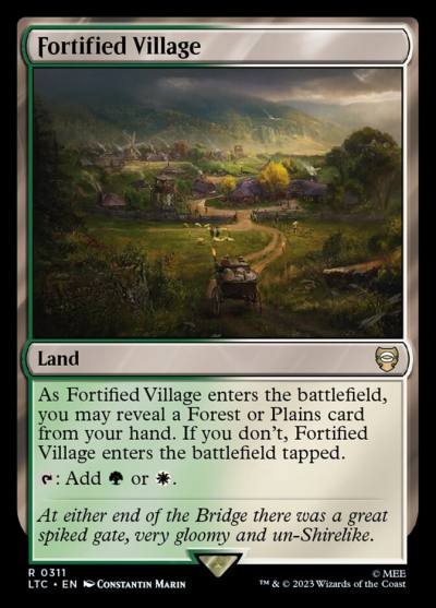 Fortified Village LTC-311 Tales of Middle-earth Commander Magic card