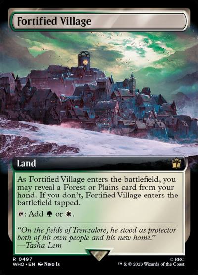 Fortified Village WHO-497 Doctor Who Magic card