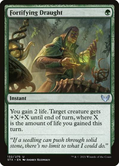 Fortifying Draught STX-132 Strixhaven: School of Mages Magic card
