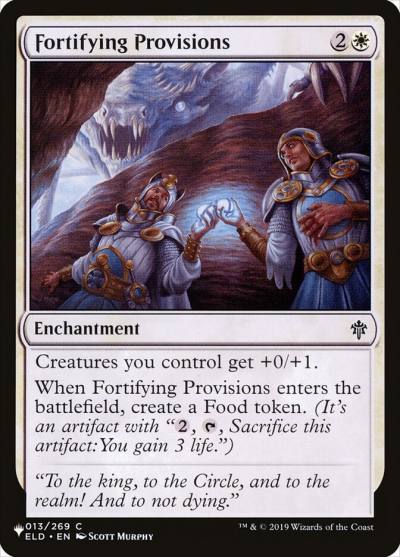 Fortifying Provisions PLST-ELD-13 The List Magic card