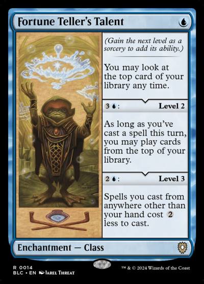Fortune Teller's Talent BLC-14 Bloomburrow Commander Magic card