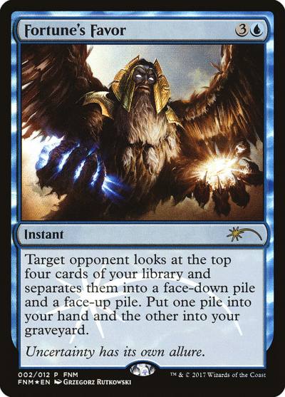 Fortune's Favor F17-2 Friday Night Magic 2017 Magic card