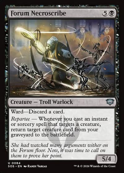 Forum Necroscribe 84 Secrets of Strixhaven Magic card