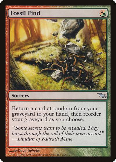 Fossil Find SHM-206 Shadowmoor Magic card