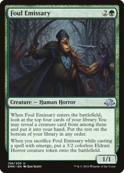 Foul Emissary 158 Eldritch Moon Magic card