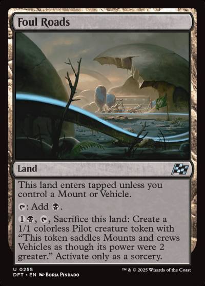 Foul Roads DFT-255 Aetherdrift Magic card