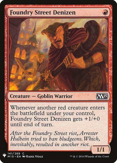 Foundry Street Denizen PLST-M15-141 The List Magic card