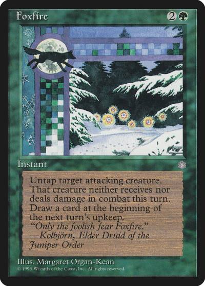 Foxfire ICE-238 Ice Age Magic card