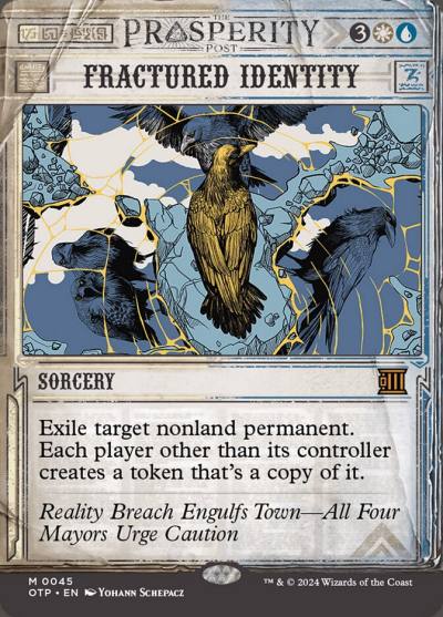 Fractured Identity OTP-45 Breaking News Magic card