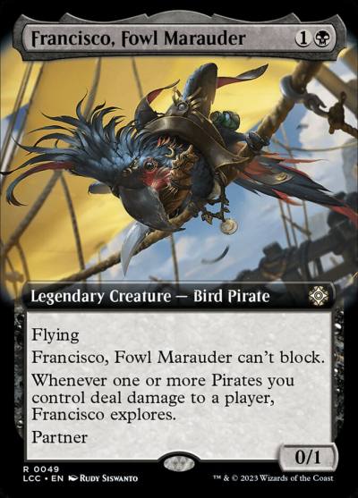 Francisco, Fowl Marauder LCC-49 The Lost Caverns of Ixalan Commander Magic card
