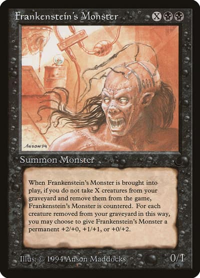 Frankenstein's Monster 45 The Dark Magic card