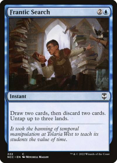 Frantic Search NCC-222 New Capenna Commander Magic card