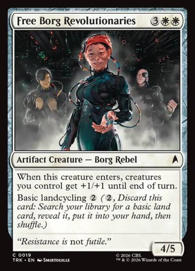 Free Borg Revolutionaries TRK-19 Star Trek Magic card