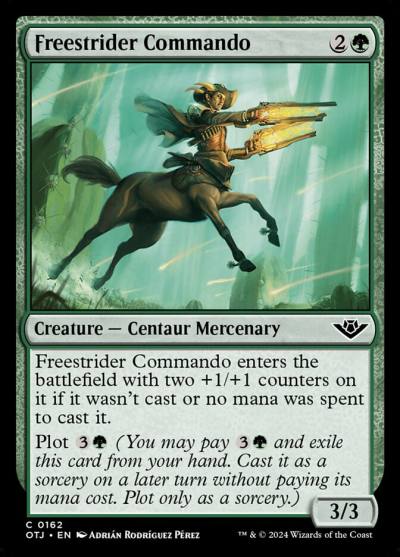 Freestrider Commando OTJ-162 Outlaws of Thunder Junction Magic card
