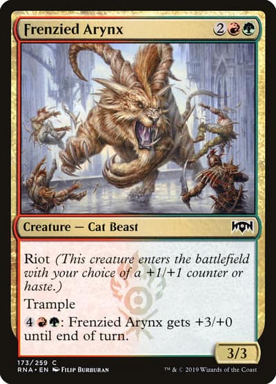 Frenzied Arynx 173 Ravnica Allegiance Magic card