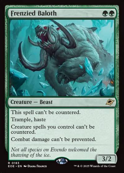 Frenzied Baloth PEOE-183P Edge of Eternities Promos Magic card