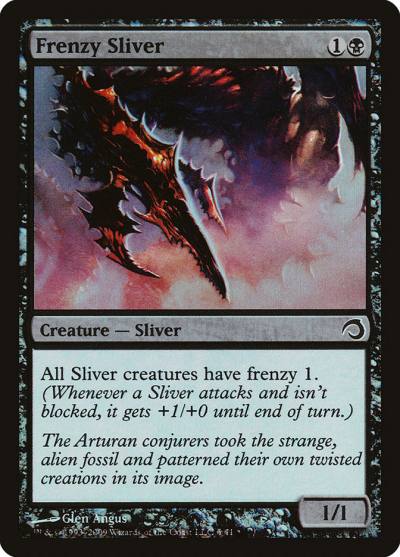 Frenzy Sliver H09-6 Premium Deck Series: Slivers Magic card