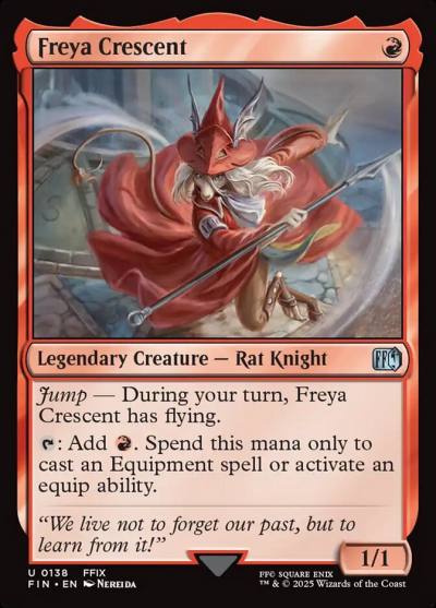 Freya Crescent FIN-138 Final Fantasy Magic card