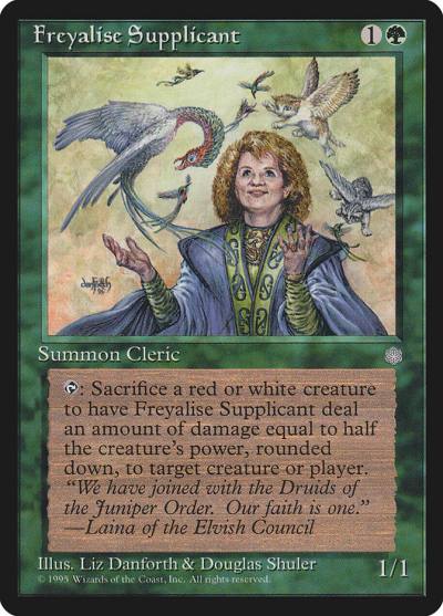 Freyalise Supplicant ICE-239 Ice Age Magic card