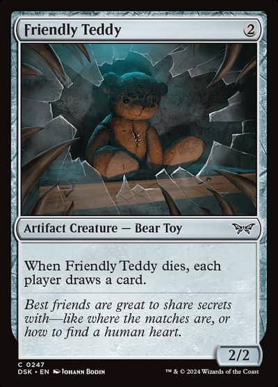 Friendly Teddy 247 Duskmourn: House of Horror Magic card