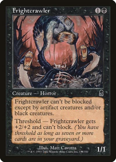 Frightcrawler 138 Odyssey Magic card
