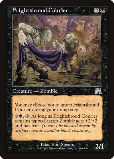 Frightshroud Courier 149 Onslaught Magic card