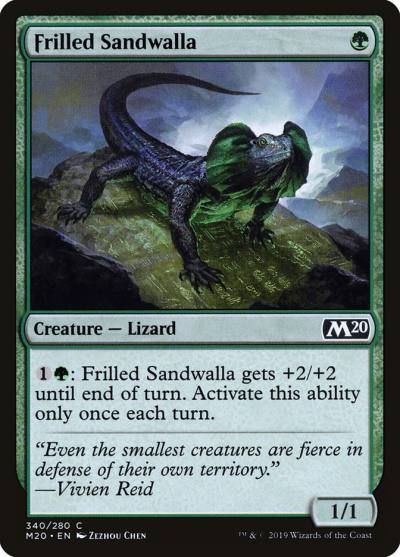 Frilled Sandwalla M20-340 Core Set 2020 Magic card
