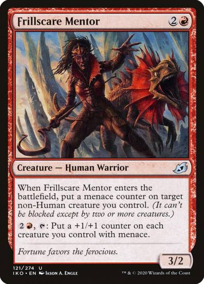 Frillscare Mentor 121 Ikoria: Lair of Behemoths Magic card