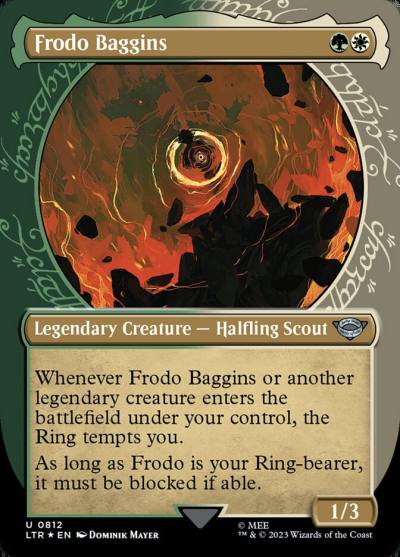 Frodo Baggins LTR-812 The Lord of the Rings: Tales of Middle-earth Magic card